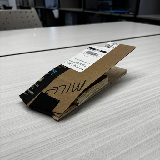 Prototype 1 — a rough cardboard mockup of the launcher concept